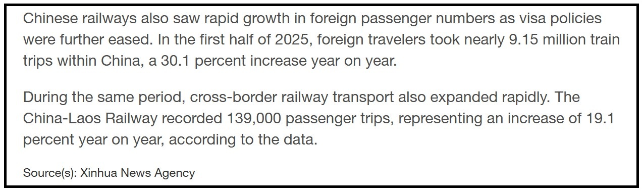 chinese railway passenger volume
